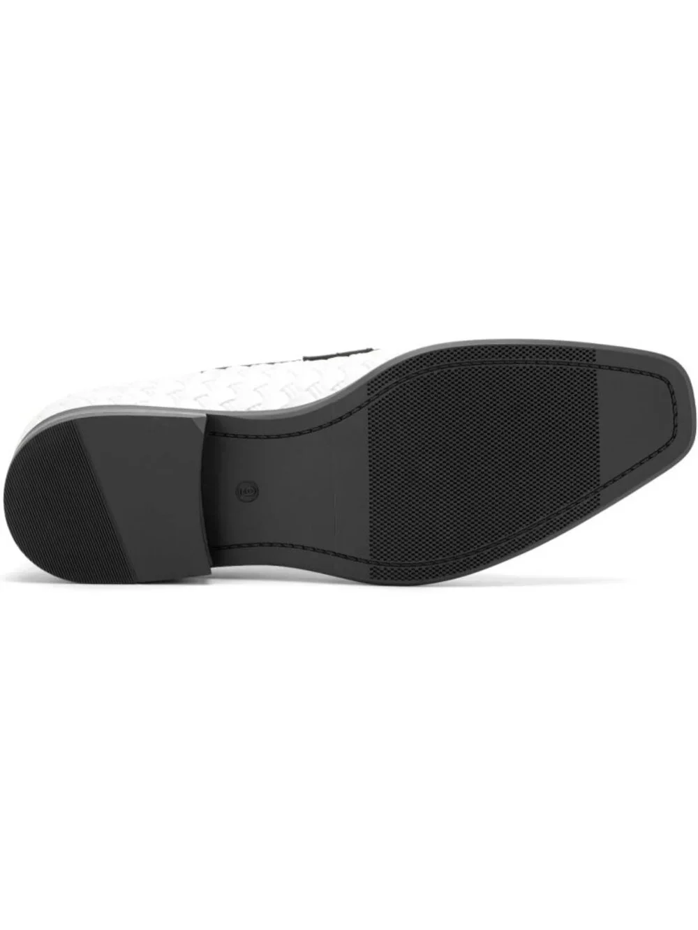 Men's White39 Rubber Velvet Loafers Low Heels Round Toe Tuxedo Wedding Shoes